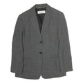 MAX MARA Womens Grey Polyester Single Breasted Blazer Jacket M Woven