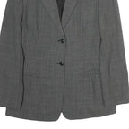 MAX MARA Womens Grey Polyester Single Breasted Blazer Jacket M Woven