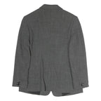 MAX MARA Womens Grey Polyester Single Breasted Blazer Jacket M Woven