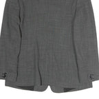 MAX MARA Womens Grey Polyester Single Breasted Blazer Jacket M Woven