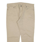 LEVI'S 511 Mens Trousers Beige Slim Straight W40 L26