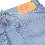 LEVI'S 501 Mens Jeans Blue Regular Straight Denim Light W32 L30 Classic Fit