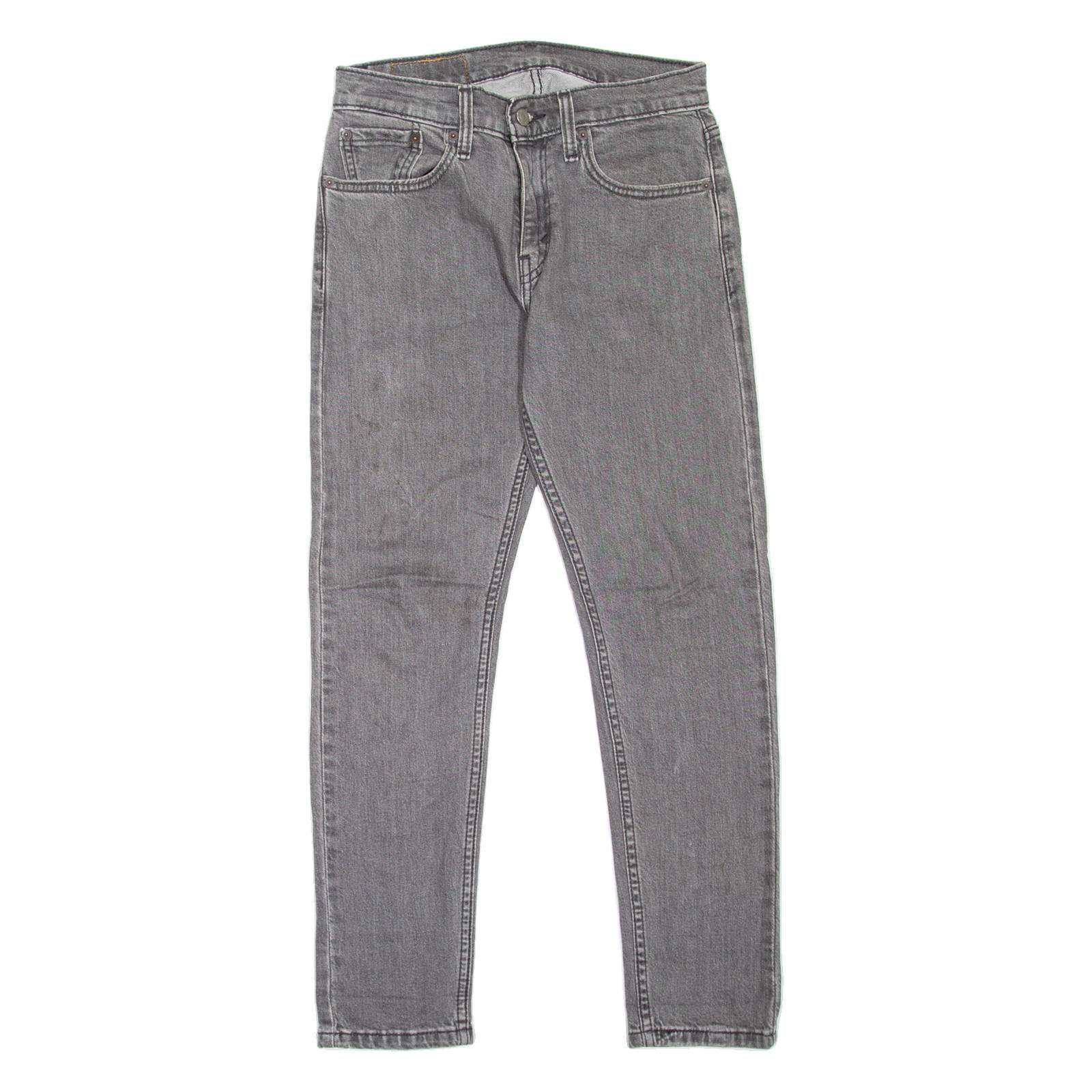 LEVI'S 512 Jeans Mens Grey Slim Tapered W28 L30