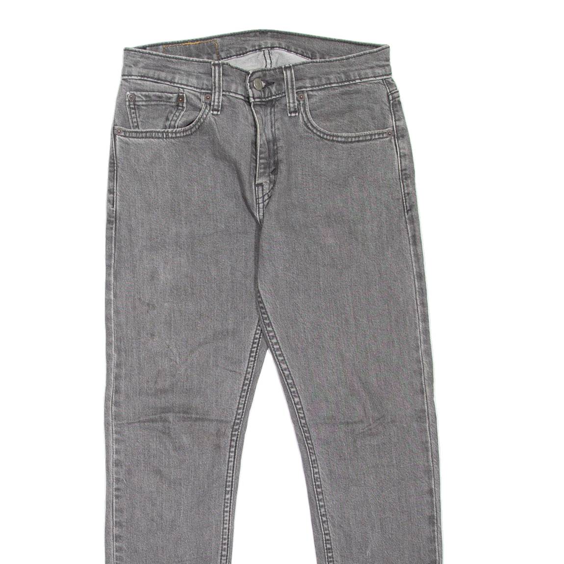 LEVI'S 512 Jeans Mens Grey Slim Tapered W28 L30