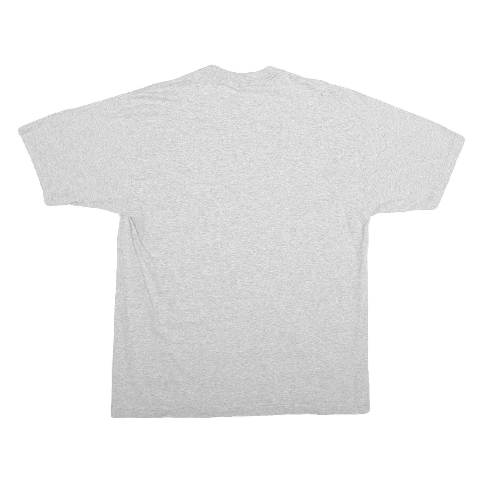 REEBOK Mens Grey Conference Champions NFL T-Shirt L Short Sleeve Crew Neck NFL