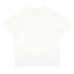 NAPAPIJRI Mens White Graphic T-Shirt XL Short Sleeve Crew Neck Cotton Blend