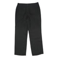 CHARTER CLUB Womens Linen Black Classic Straight Trousers W34 L32 Zip Closure