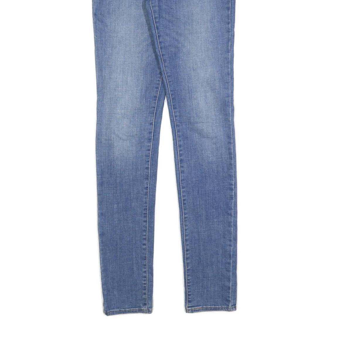 LEVI'S Womens Slim Blue Denim Slim Skinny Jeans W26 L34 Classic Cotton Blend