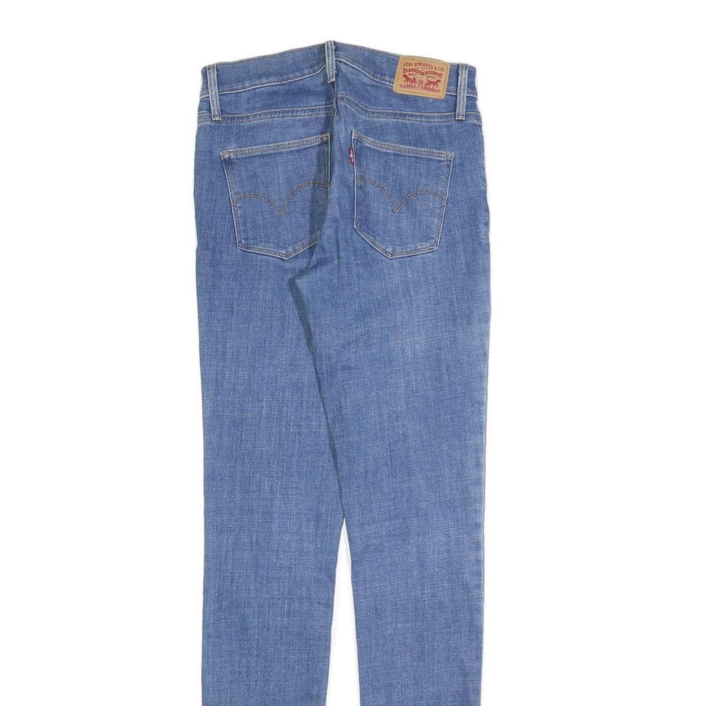LEVI'S Womens Slim Blue Denim Slim Skinny Jeans W26 L34 Classic Cotton Blend