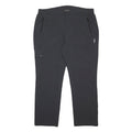 HS2S Mens Polyamide Blend Black Regular Straight Trousers W38 L29 Zip Pocketed