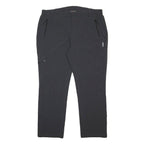 HS2S Mens Polyamide Blend Black Regular Straight Trousers W38 L29 Zip Pocketed