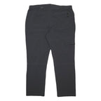 HS2S Mens Polyamide Blend Black Regular Straight Trousers W38 L29 Zip Pocketed
