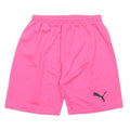 PUMA Womens Shorts Pink Casual UK 16 W22 Sports Logo Elastic Waist