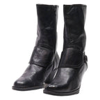BORN High Boots Black Leather Womens UK 8