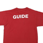 THE NORTH FACE Mens Red Guide Graphic T-Shirt L Short Sleeve Crew Neck