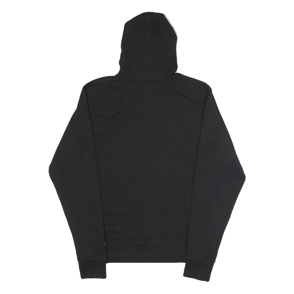 CHAMPION Mens Black Hoodie S Cotton Blend Pullover Drawstring Hoodie