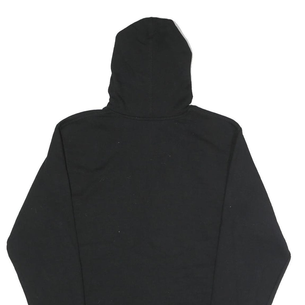 CHAMPION Mens Black Hoodie S Cotton Blend Pullover Drawstring Hoodie
