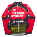 VERMARC Full Zip Mens Jersey Red Long Sleeve L