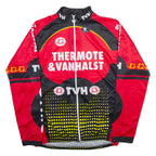 VERMARC Full Zip Mens Jersey Red Long Sleeve L