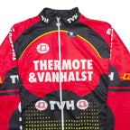 VERMARC Full Zip Mens Jersey Red Long Sleeve L