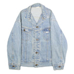 LEE Mens Blue Denim Cotton Button Jacket M Classic Casual Outerwear