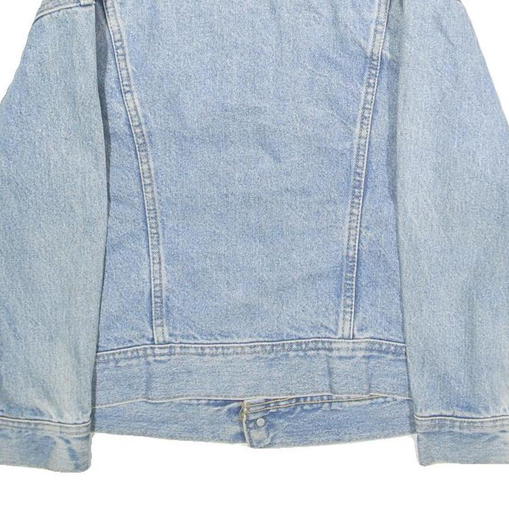 LEE Mens Blue Denim Cotton Button Jacket M Classic Casual Outerwear