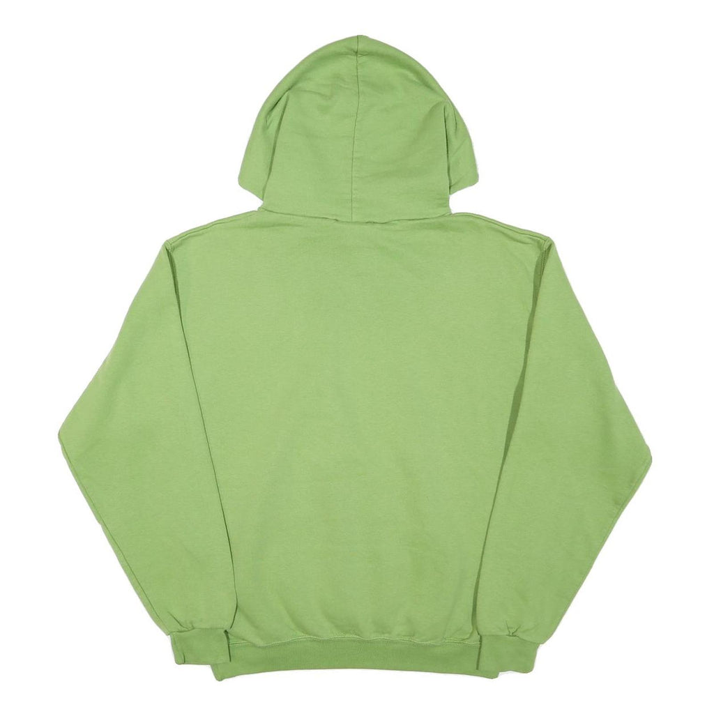 CHAMPION Mens Green Lees-McRae College Pullover Hoodie L Cotton Blend Casual