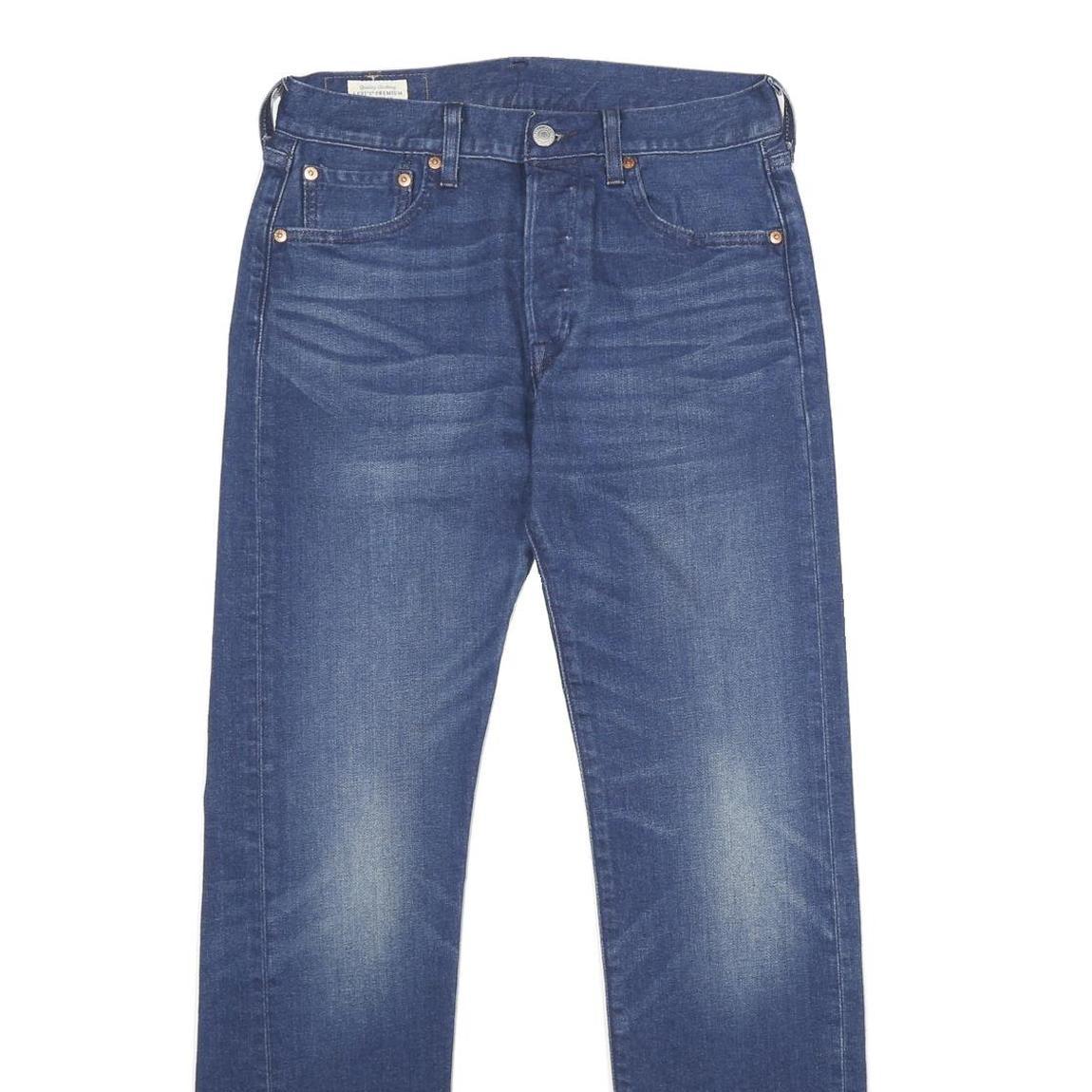 LEVI'S 501 BIG E Mens Jeans Blue Classic Straight Denim Medium W29 L32 Button