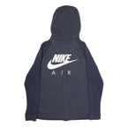 NIKE Mens Blue & Navy Air Full Zip Hoodie M Sportswear Casual Sweatshirt
