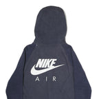 NIKE Mens Blue & Navy Air Full Zip Hoodie M Sportswear Casual Sweatshirt