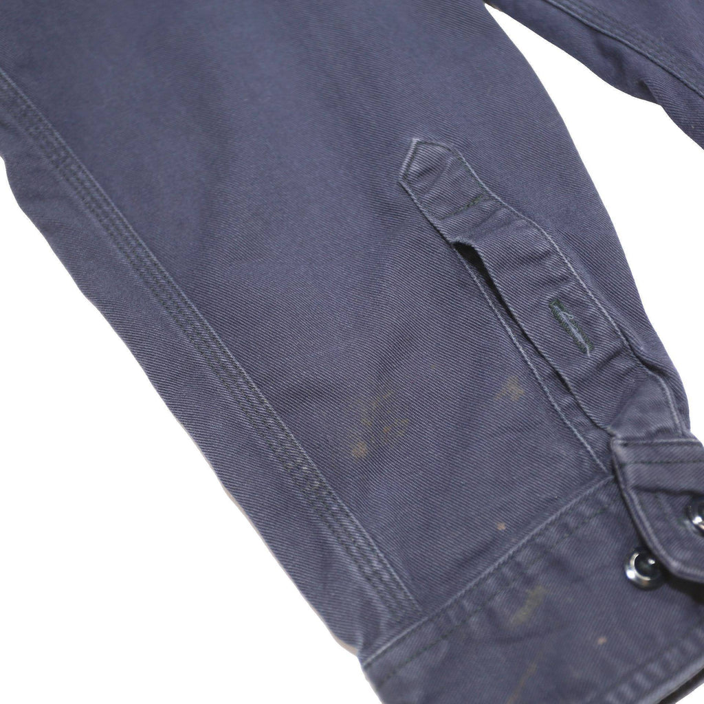 CARHARTT Mens Navy Blue Workwear Shirt L Cotton Blend Durable Button Front