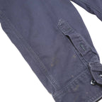 CARHARTT Mens Navy Blue Workwear Shirt L Cotton Blend Durable Button Front