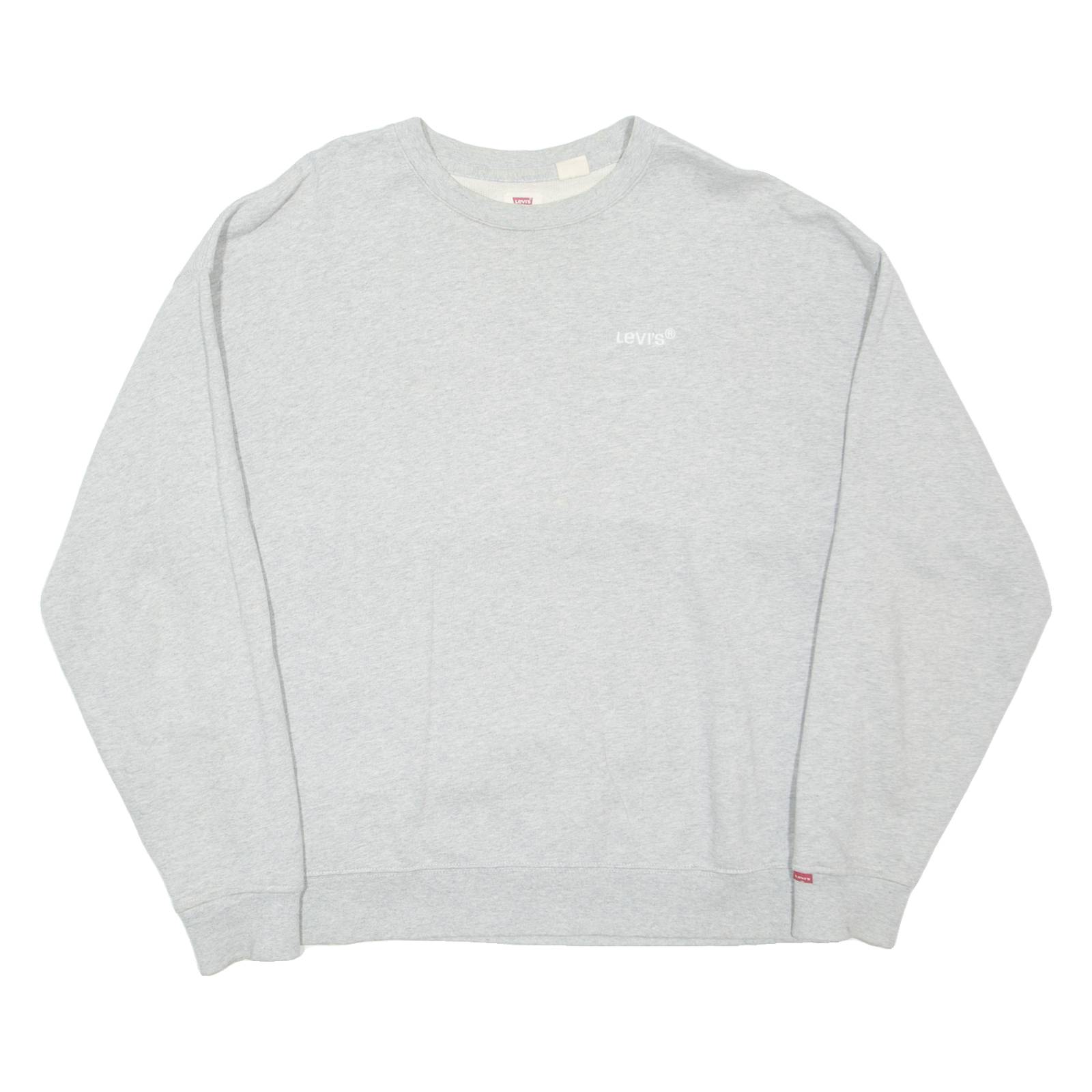 LEVI'S Womens Sweatshirt Grey S