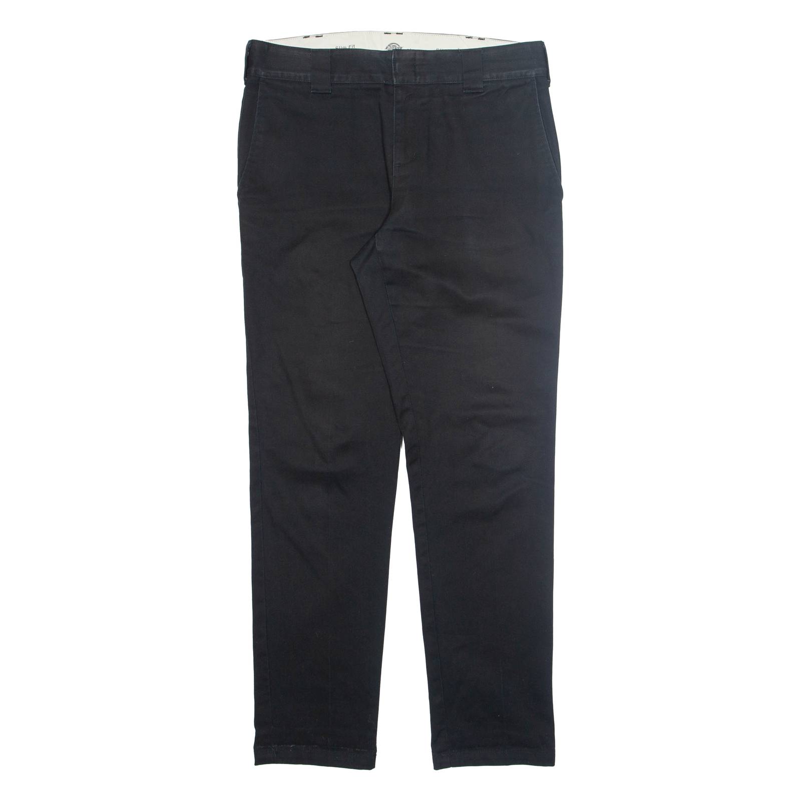 DICKIES Chino Mens Trousers Black Regular Tapered W31 L32