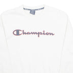 CHAMPION Mens Sweatshirt White XS