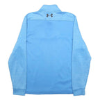 UNDER ARMOUR Mens Blue 1/4 Zip Sweatshirt S Lightweight Fitness Activewear