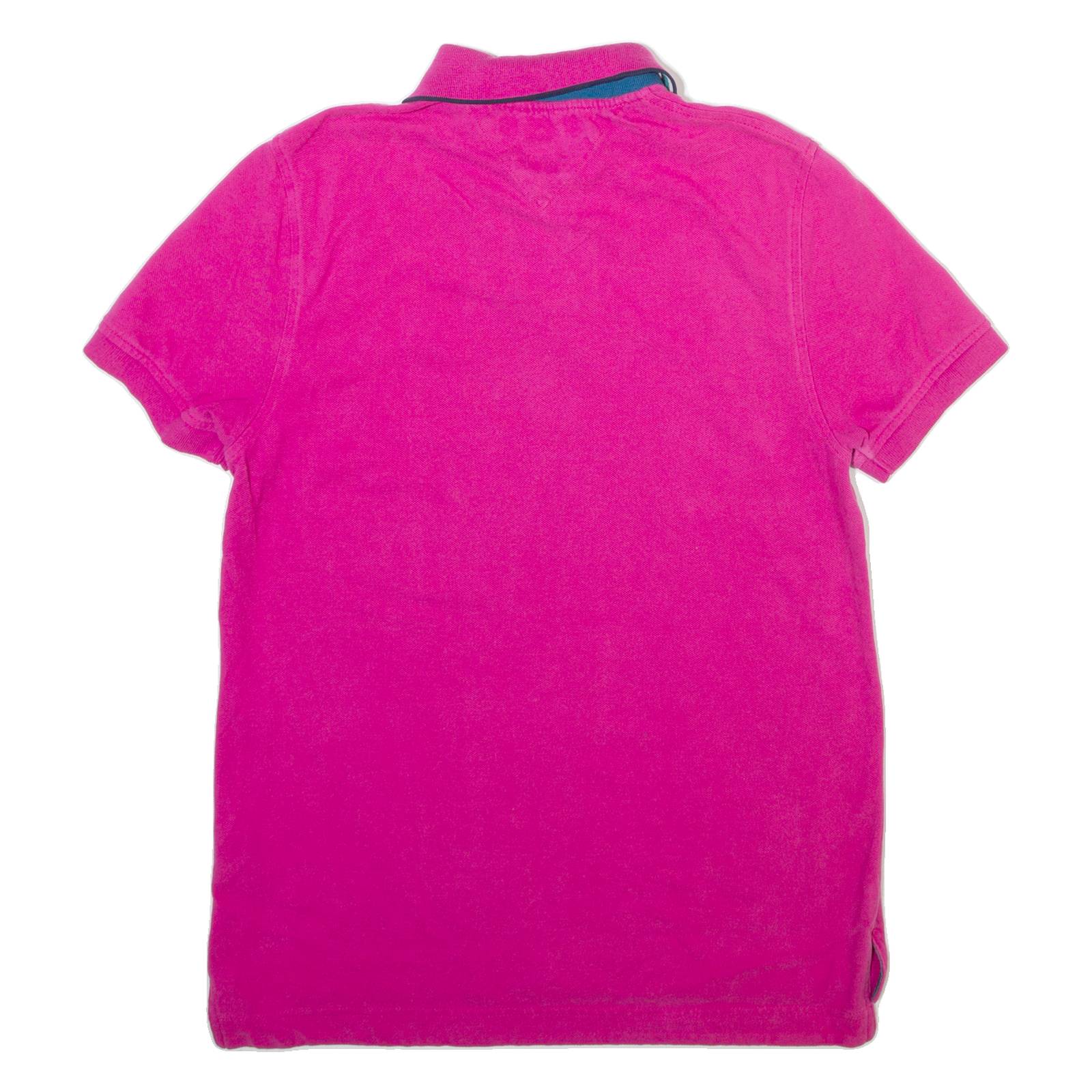 TOMMY HILFIGER Slim Fit Mens Polo Shirt Pink S