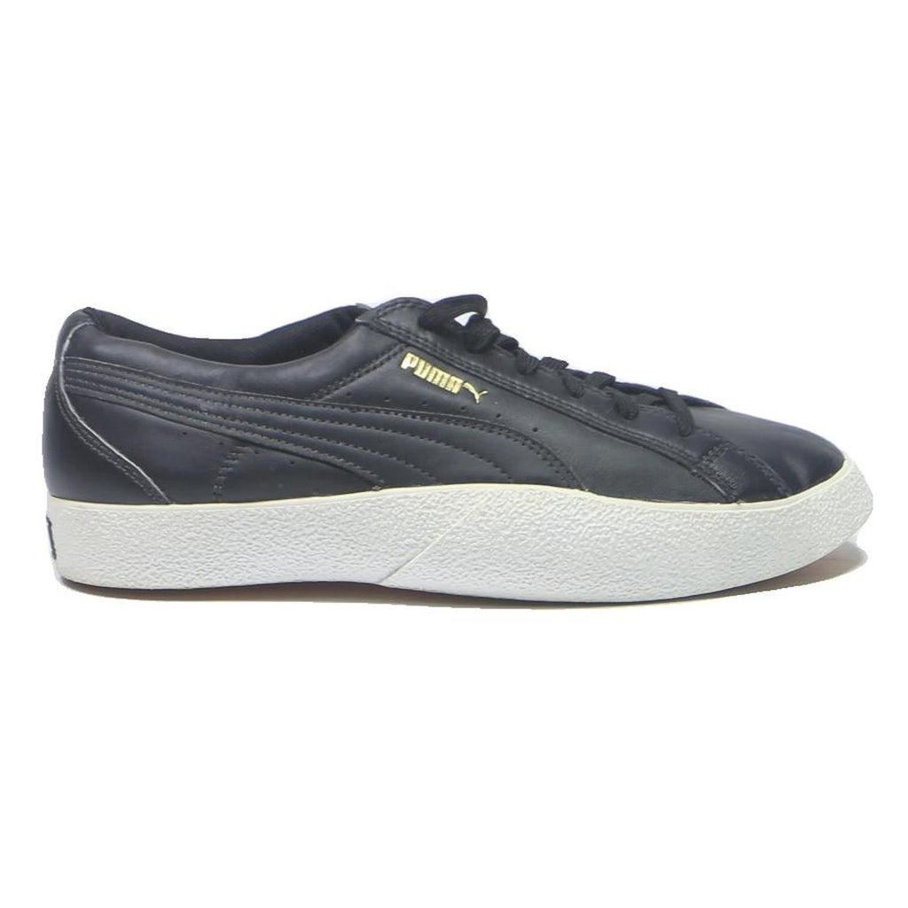 PUMA Basket Classic Mens Leather Black Trainers UK 8 Casual Sport Sneaker