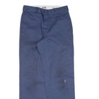 DICKIES 874 Workwear Mens Trousers Blue Regular Straight W29 L32