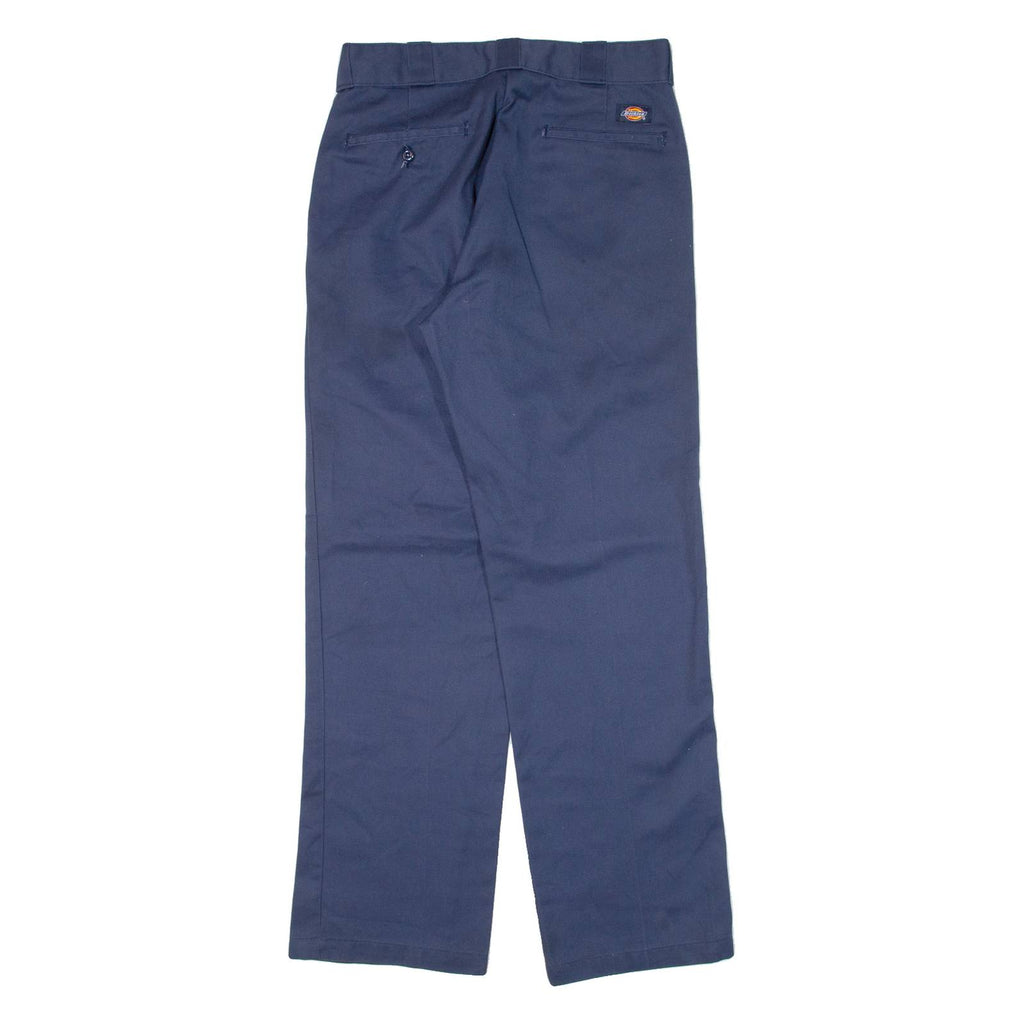 DICKIES 874 Workwear Mens Trousers Blue Regular Straight W29 L32