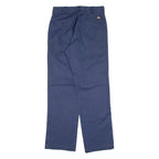 DICKIES 874 Workwear Mens Trousers Blue Regular Straight W29 L32