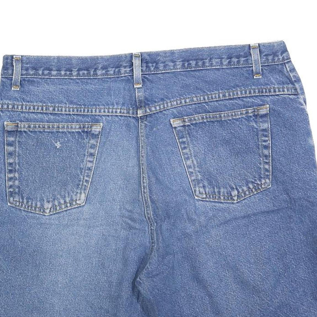 BACKROAD BLUES Mens Denim Blue Shorts XL W38 Casual Cotton Blend Relaxed Fit