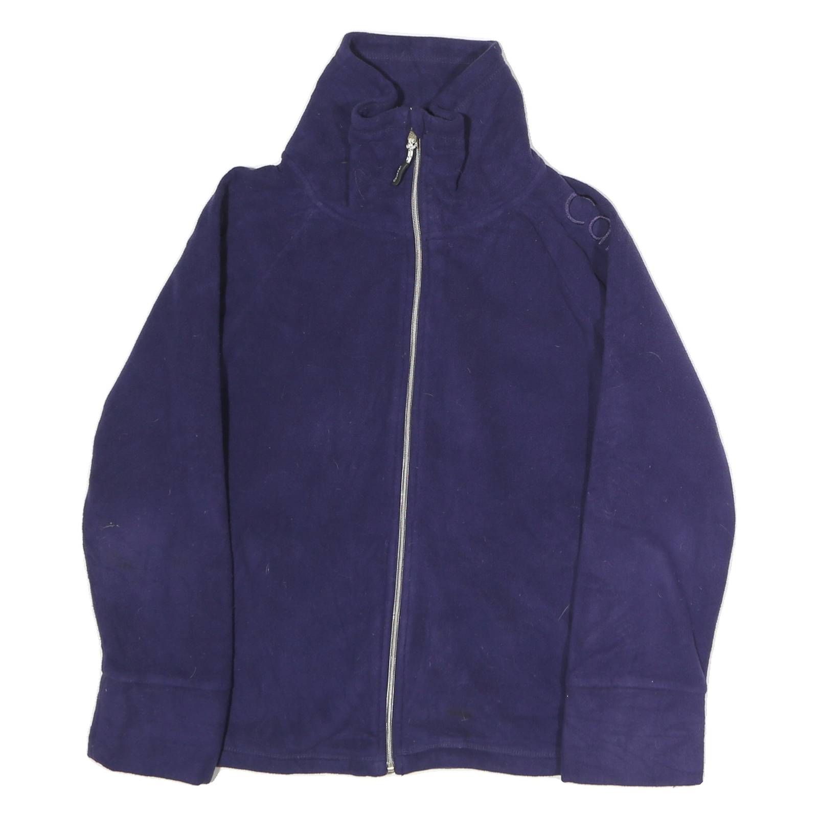 CALVIN KLEIN PERFORMANCE Womens Blue Jacket M Polyester Plain Zip Comfortable