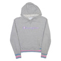 CHAMPION Womens Green Hoodie S