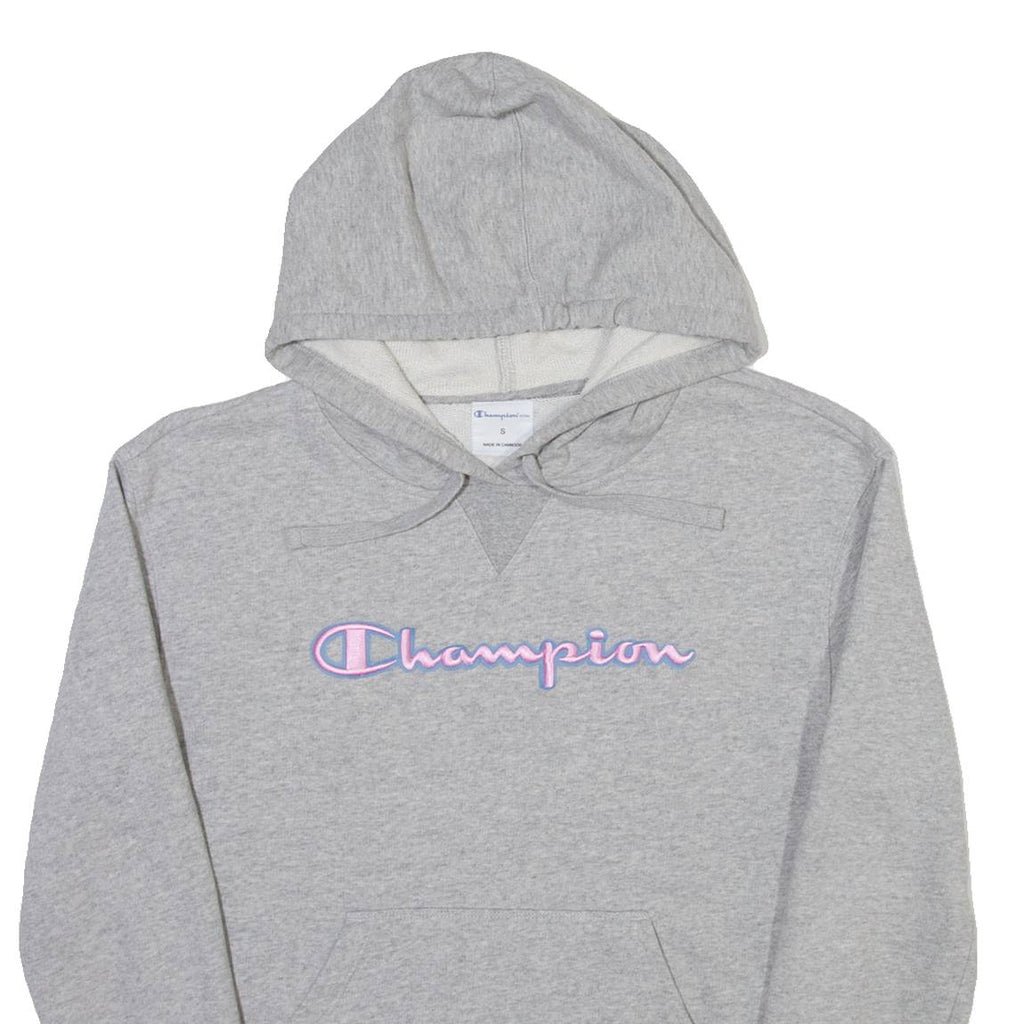 CHAMPION Womens Green Hoodie S