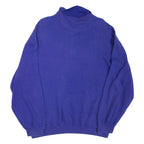 SKIMY Mens Sweatshirt Purple 1/4 Zip XL