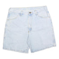 RUSTLER Mens Shorts Blue Casual L W36 Cotton Blend Denim Style