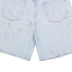 RUSTLER Mens Shorts Blue Casual L W36 Cotton Blend Denim Style