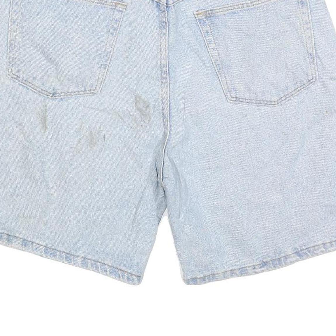 RUSTLER Mens Shorts Blue Casual L W36 Cotton Blend Denim Style