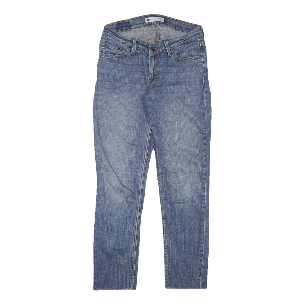 LEVI'S Womens Jeans Blue Slim Skinny Denim Medium W27 L27 Faded
